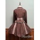 Alice Girl Bear Chocolate Short and Long Skirt and JSK(2nd Pre-Order/2 Colours/Full Payment Without Shipping)